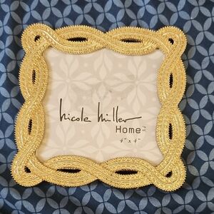 Nicole Miller Gold Accent Picture Frame